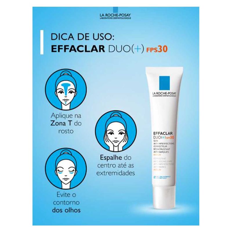 Anti-Imperfeições La Roche-Posay - Effaclar Duo (+) FPS30 40ml